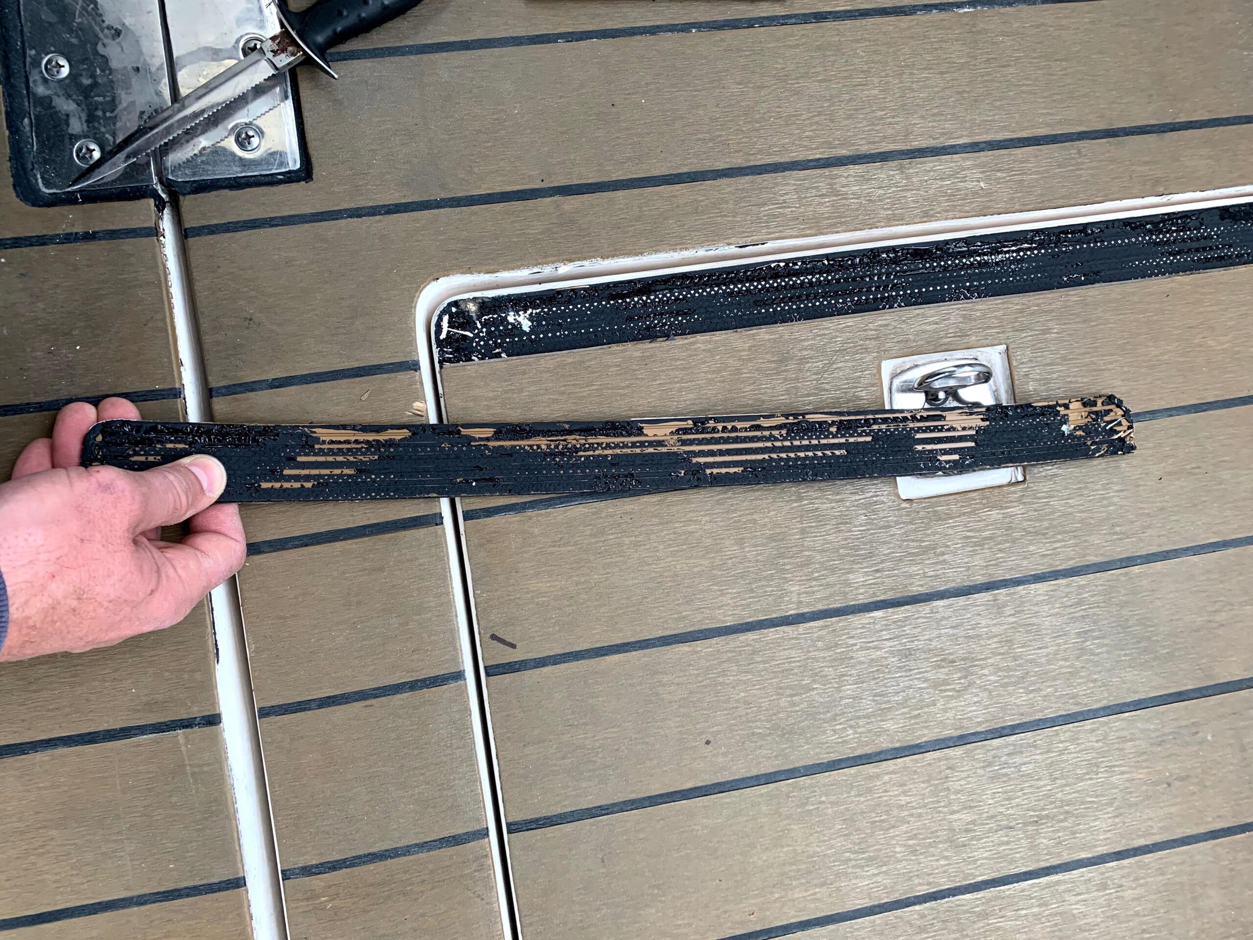 heap vs premium synthetic teak decking on a boat